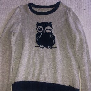 abercrombie kids owl sweater